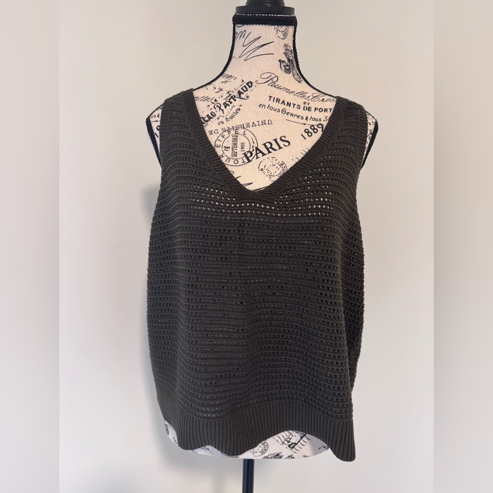 Banana Republic Knit Green Tank
